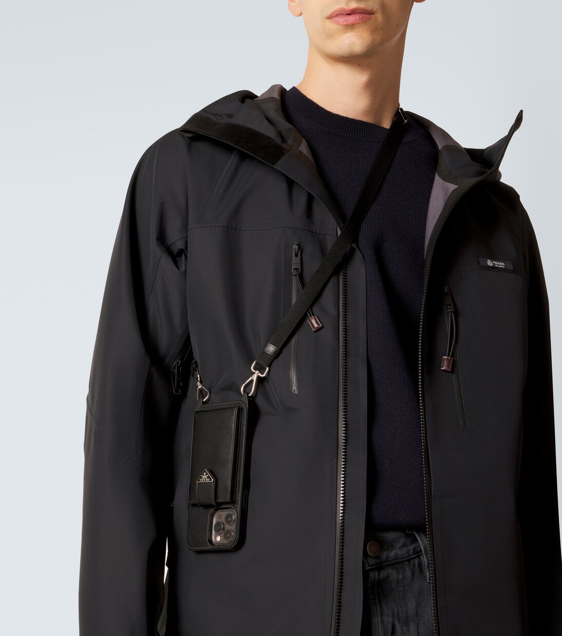 Leather iPhone case | Prada