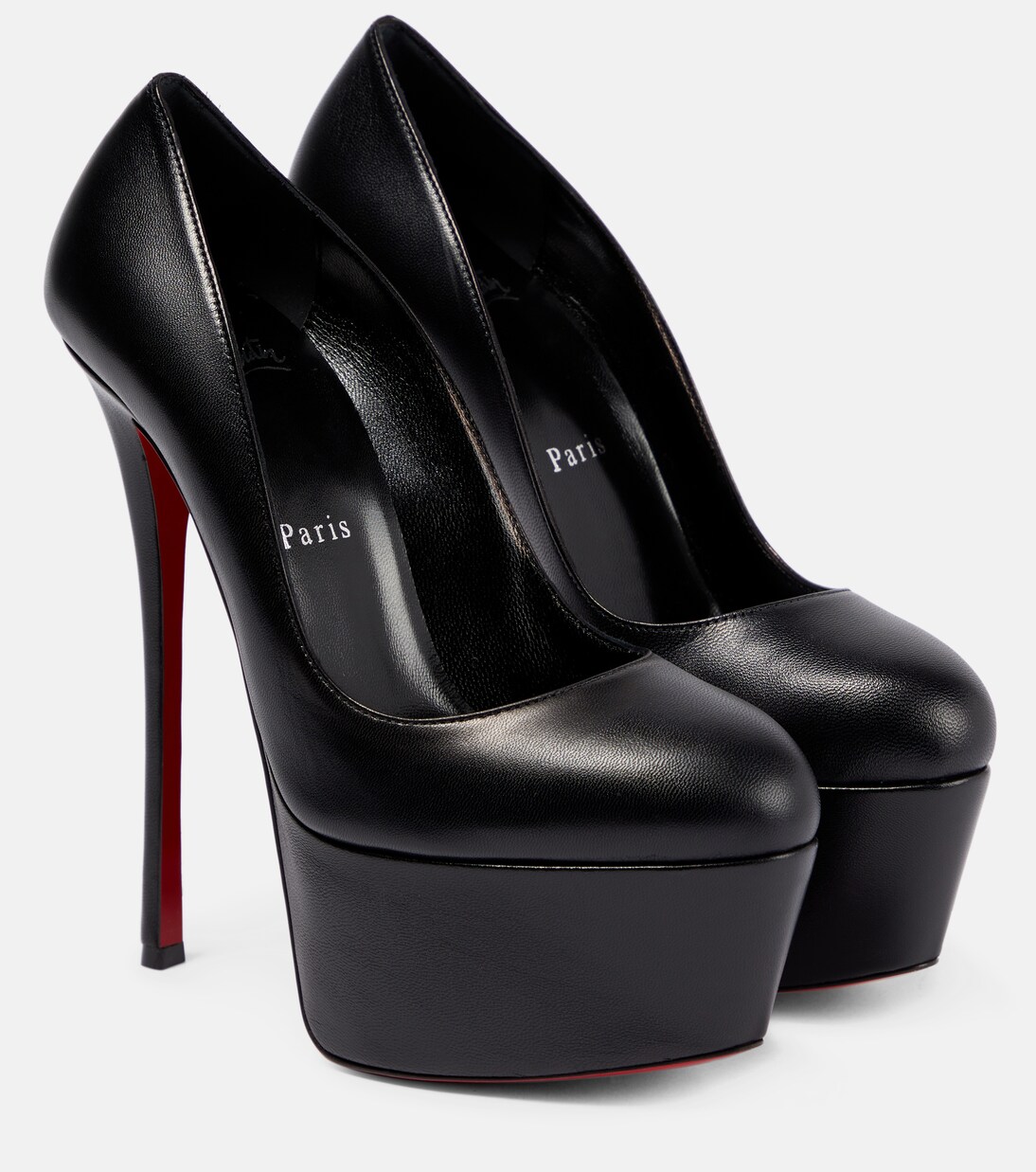 Escarpins Dolly 160 à plateau en cuir | Christian Louboutin