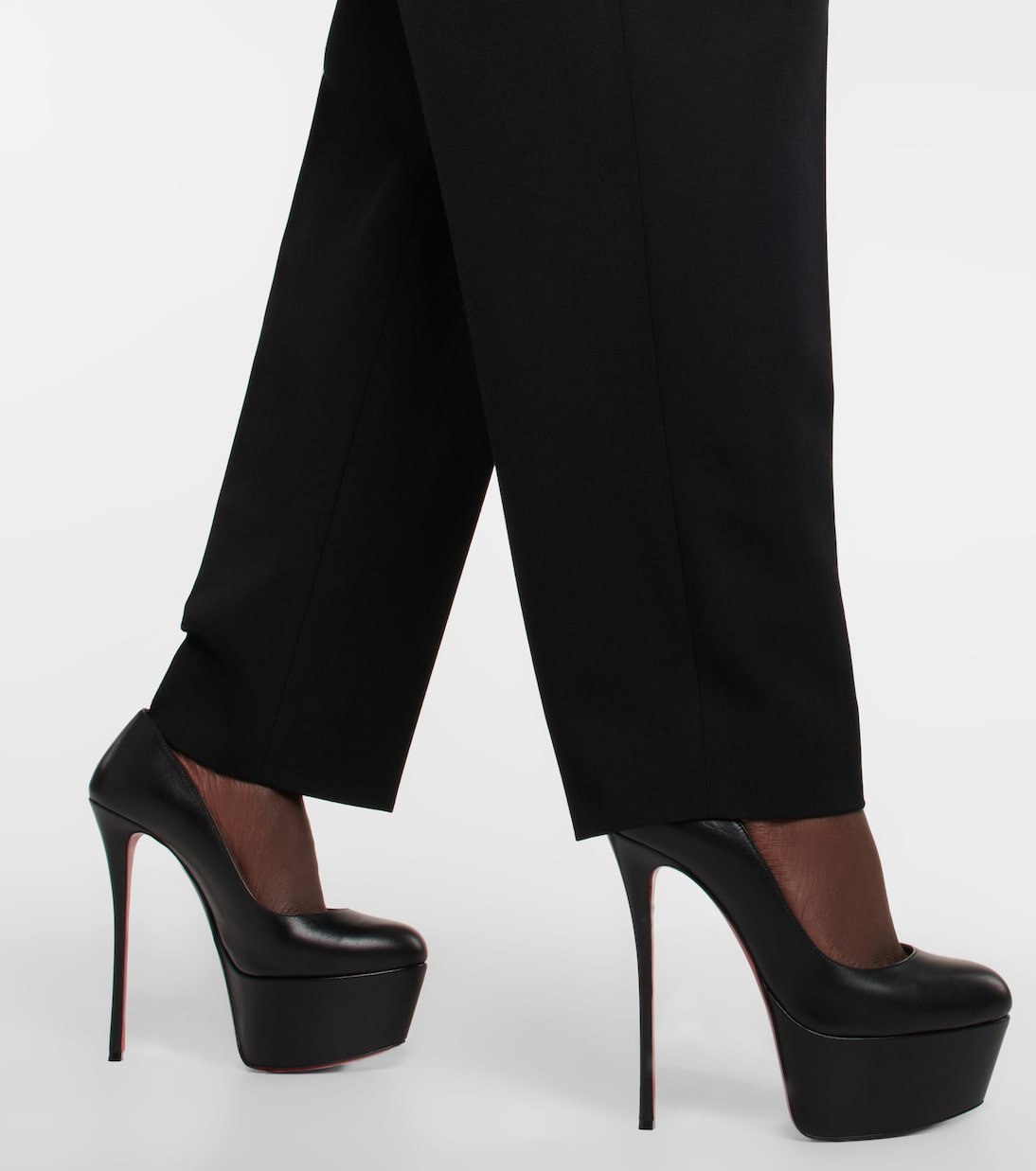 Escarpins Dolly 160 à plateau en cuir | Christian Louboutin