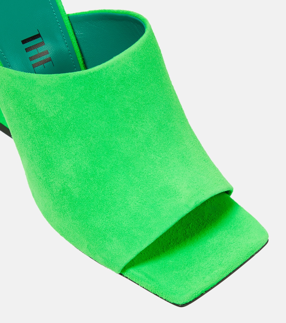 Wedge-Pantoletten Cheope aus Veloursleder | The Attico