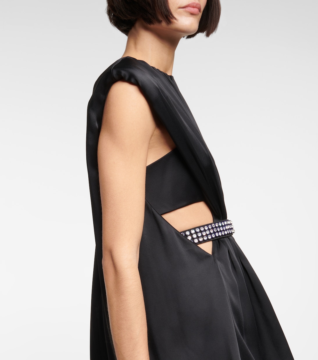 Embellished satin minidress | Stella McCartney