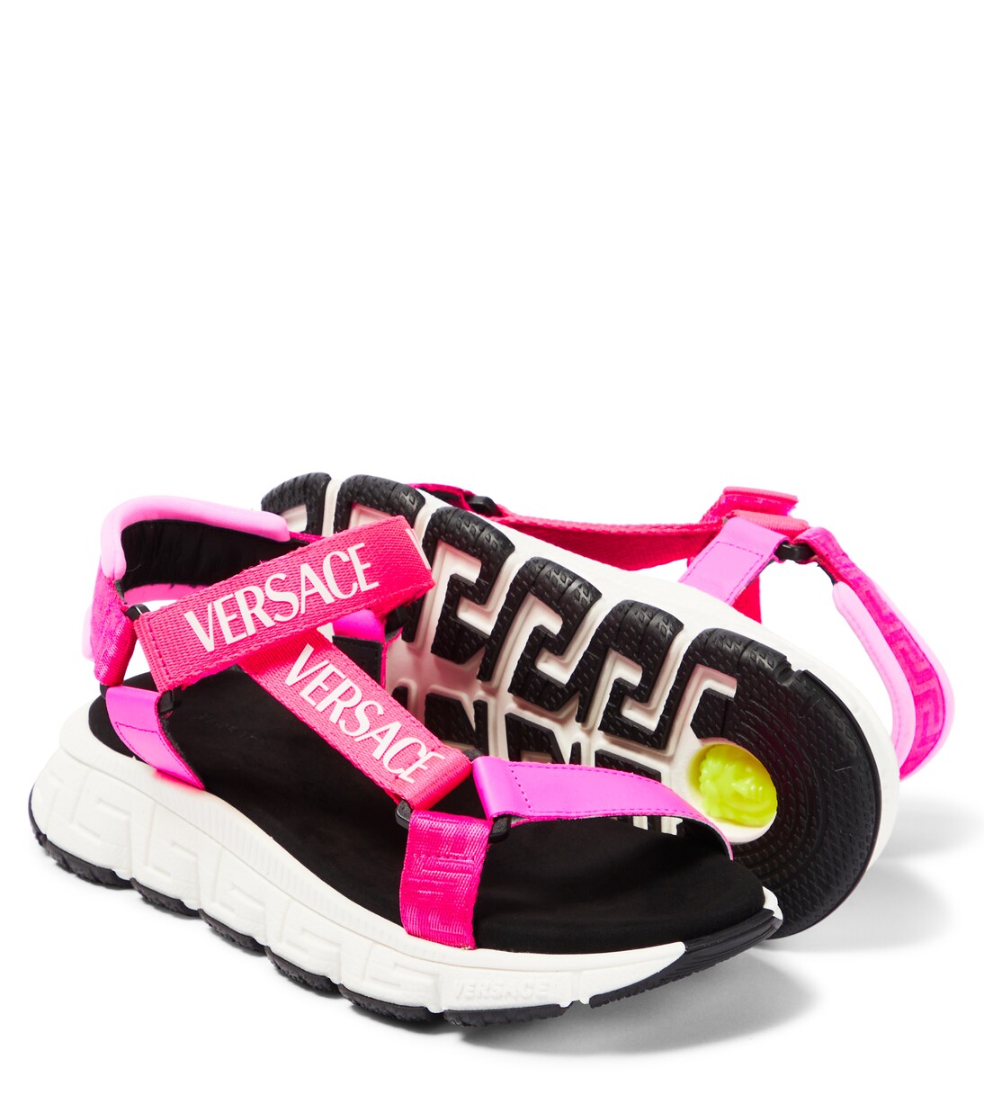 Logo Trigreca sandals | Versace Kids