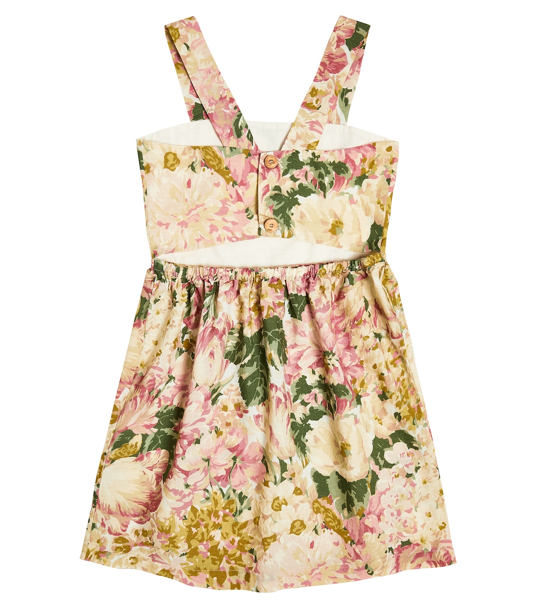 Badger floral cotton dress | The Animals Observatory
