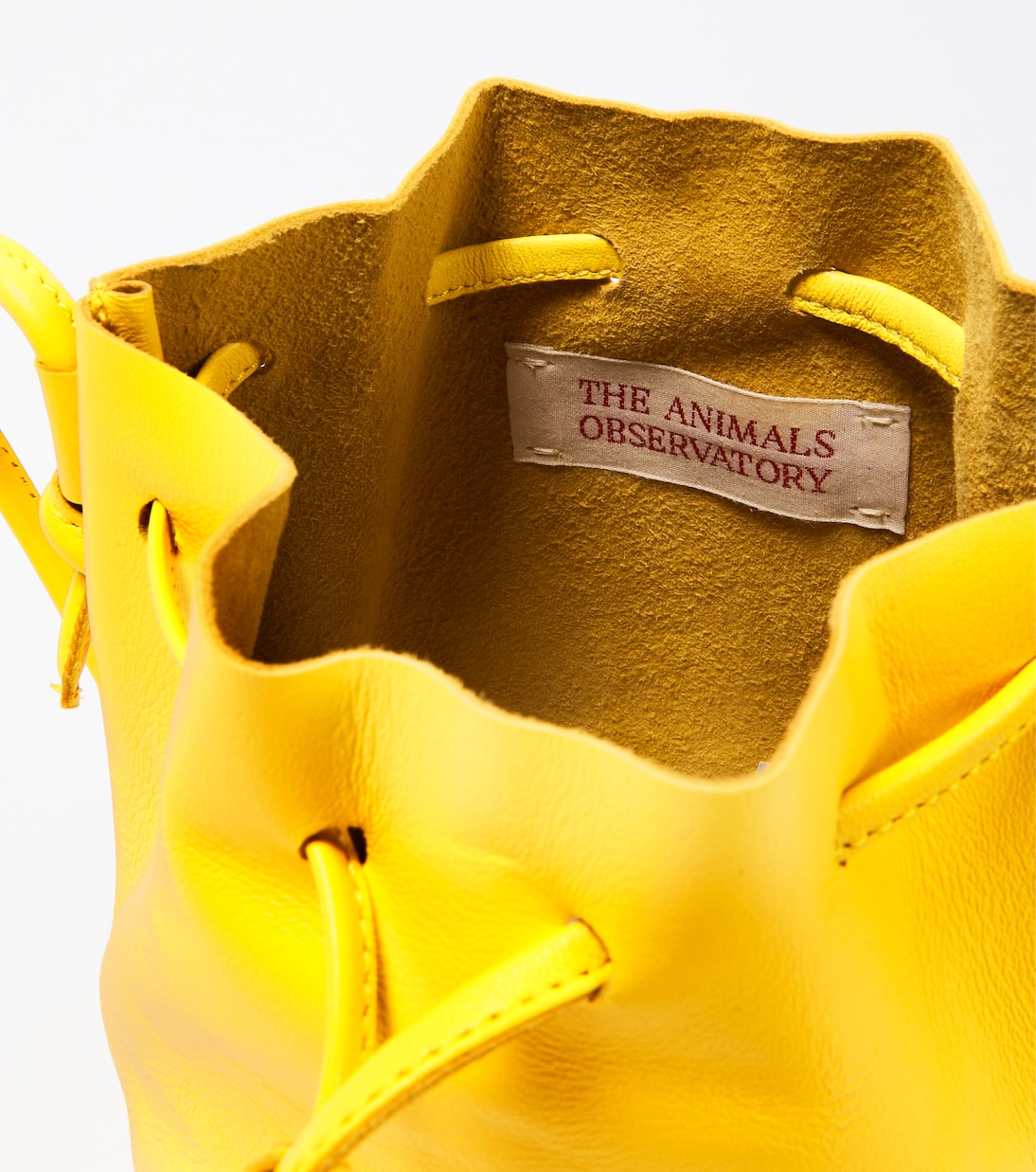 Sac seau en cuir | The Animals Observatory