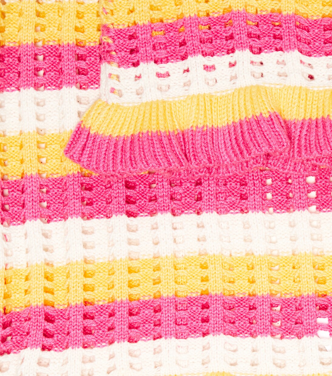 Striped crochet top and skirt | Monnalisa