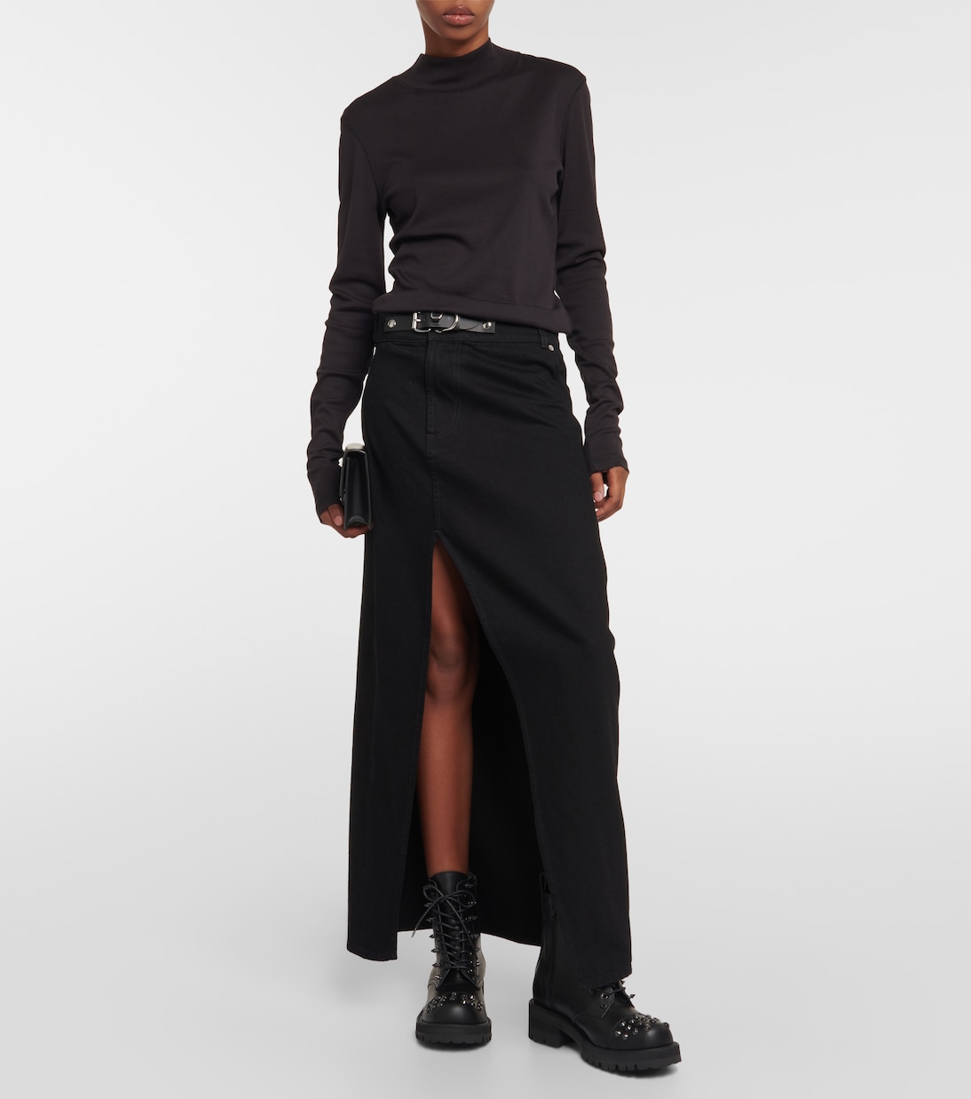 Embellished leather biker boots  | Junya Watanabe