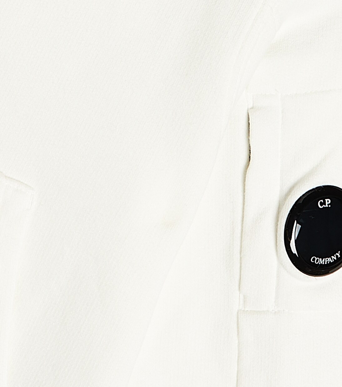 Lens cotton jersey hoodie | C.P. Company Kids