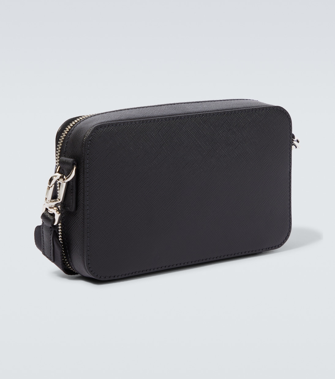 Brique leather crossbody bag | Prada