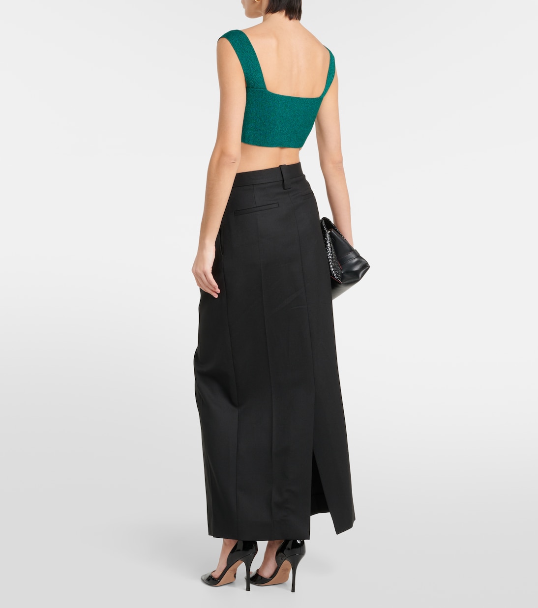 Cropped-Top aus Strick | Victoria Beckham