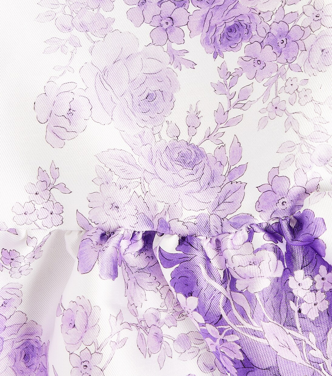 Ruffled floral dress | Monnalisa