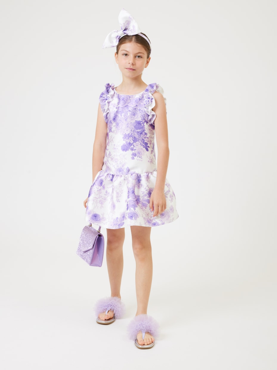 Ruffled floral dress | Monnalisa
