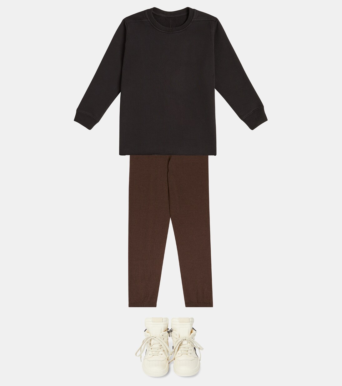 Babygeo cotton jersey hoodie | Rick Owens Kids