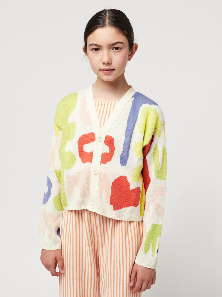 Cardigan Carnival en jacquard de coton | Bobo Choses
