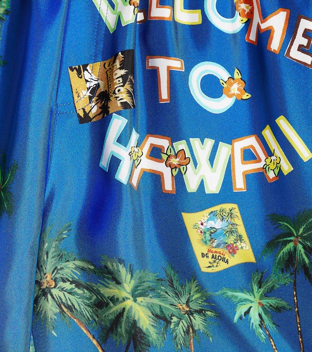 Printed silk Bermuda shorts | Dolce&Gabbana Kids