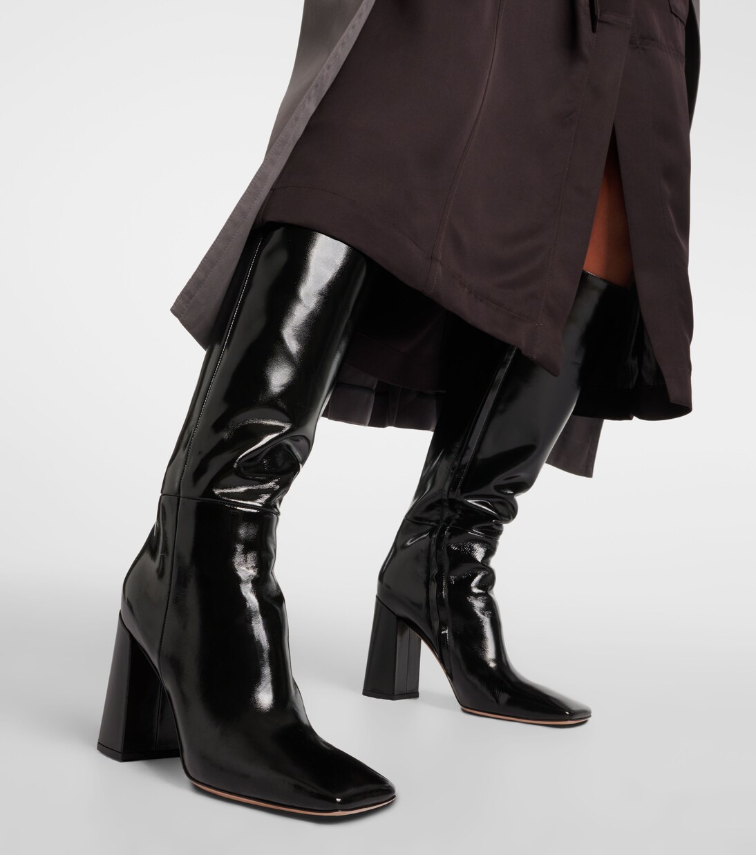 Botas altas 95 de charol | Gianvito Rossi