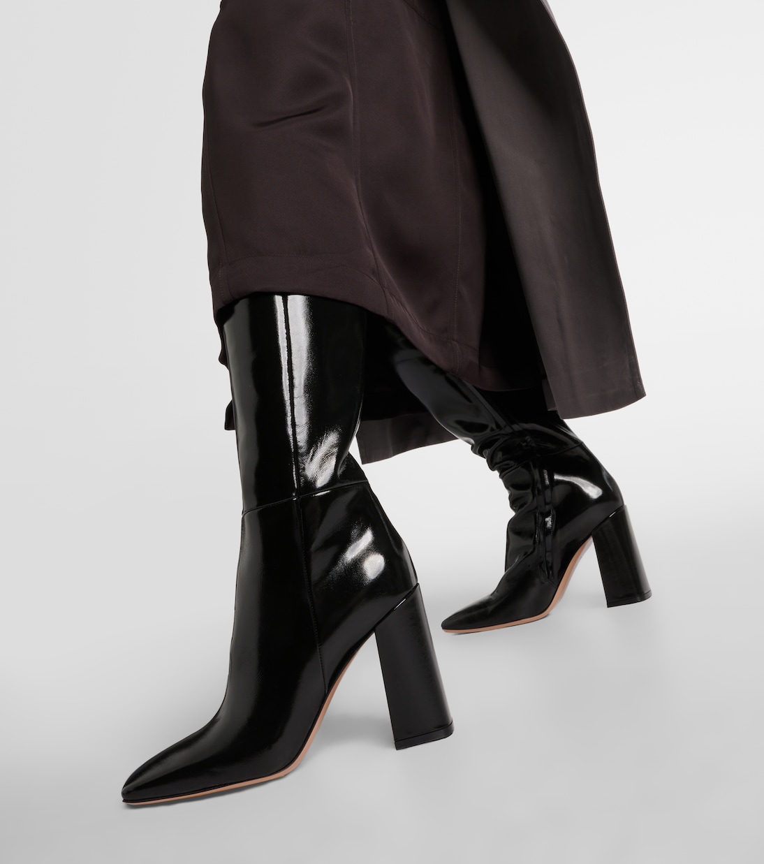 Botas altas 95 de charol | Gianvito Rossi