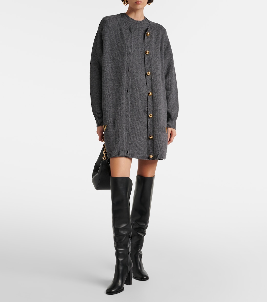 Pulloverkleid aus Schurwolle | Valentino