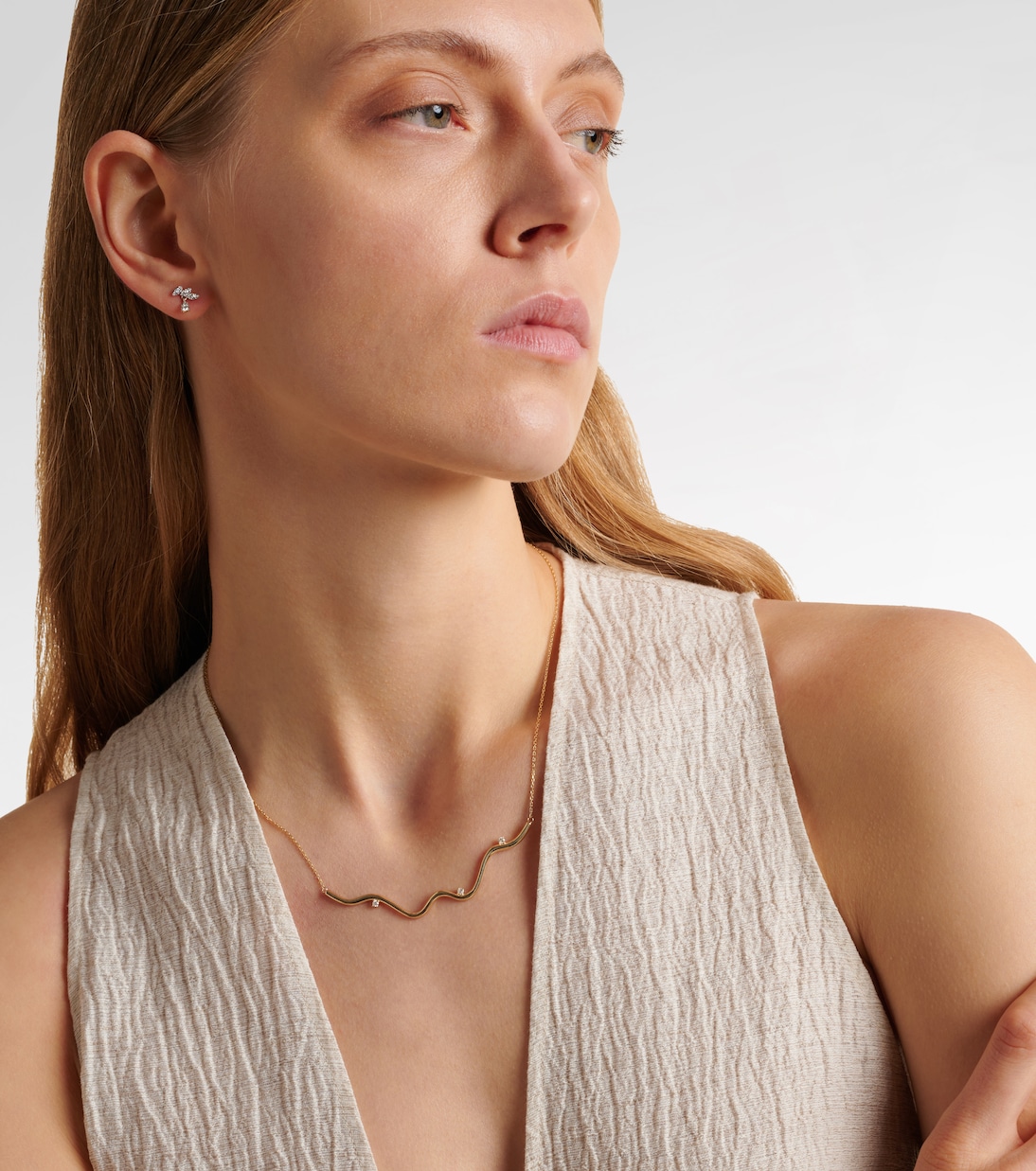 Harbor Lights 10kt gold necklace with diamonds | Stone and Strand