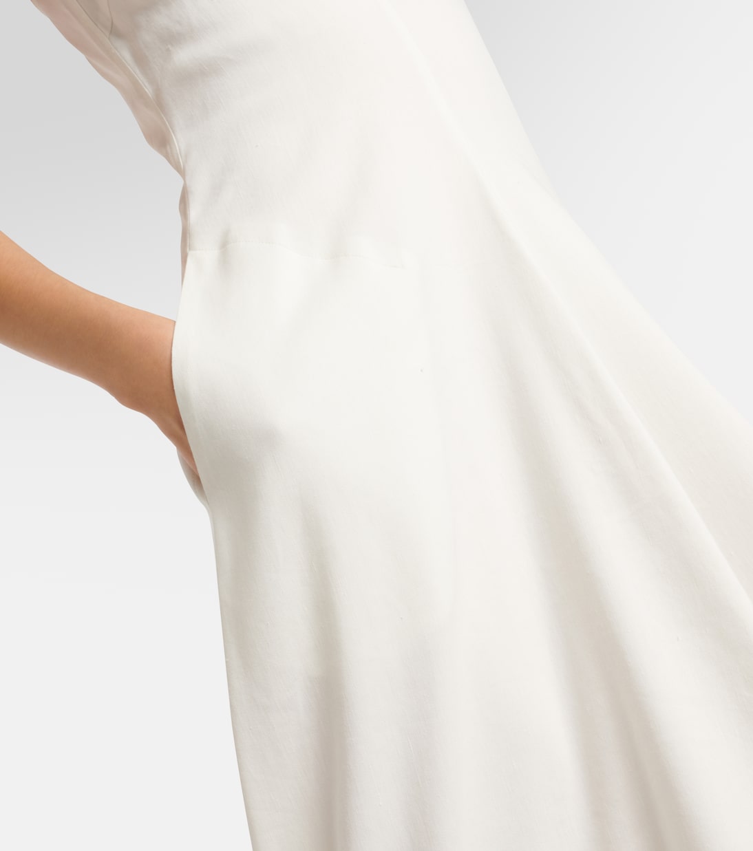 Midikleid Ruby aus einem Leinengemisch | Proenza Schouler