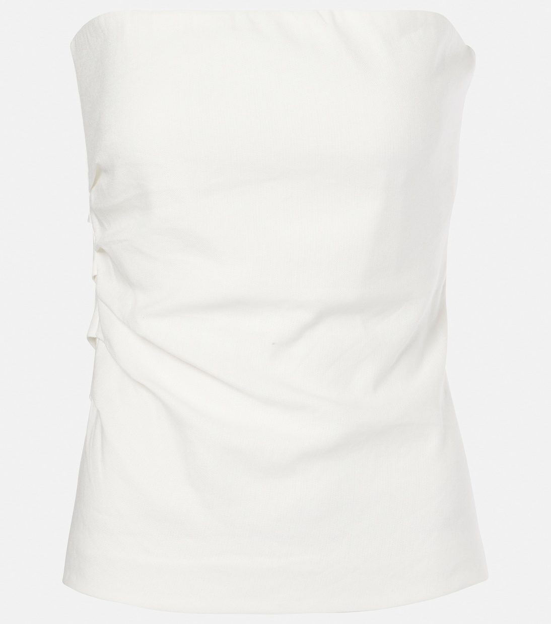 Dorian linen-blend tube top | SIR
