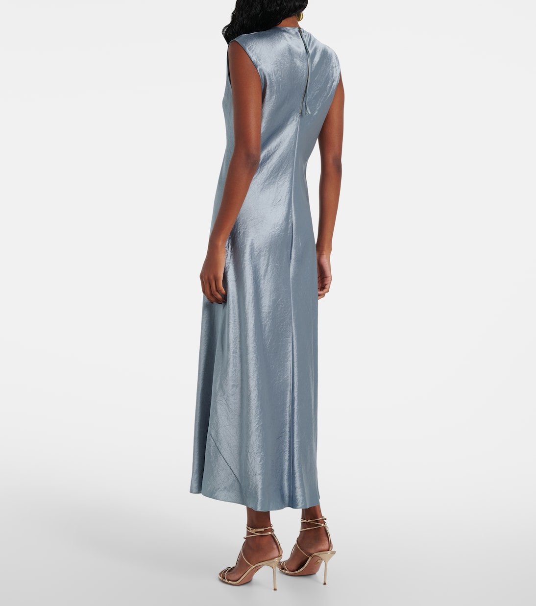 Robe midi en satin | Vince