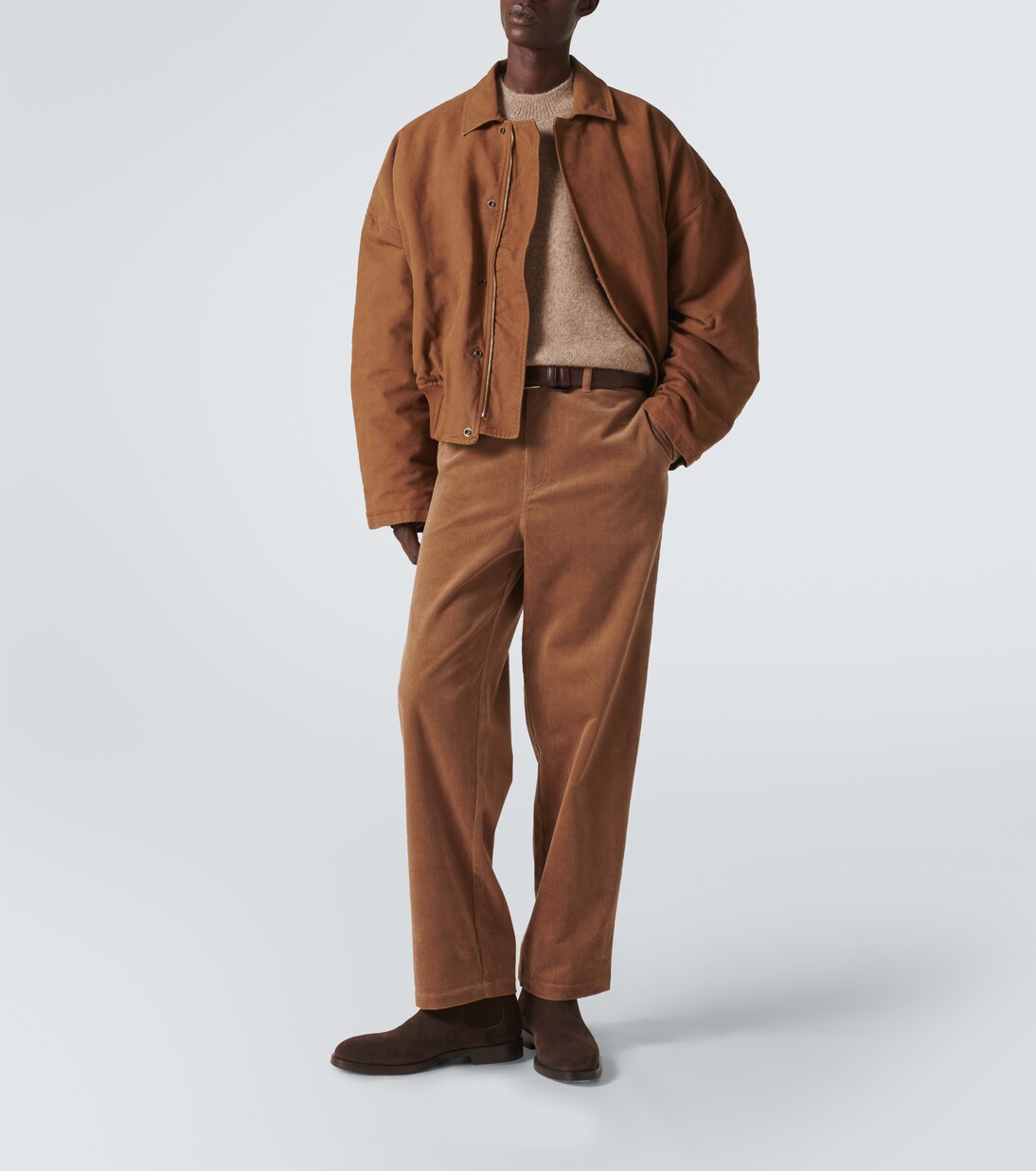 Corduroy straight pants | Frame