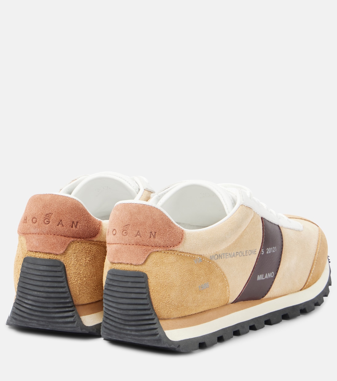 Sneakers aus Veloursleder mit Leder | Hogan