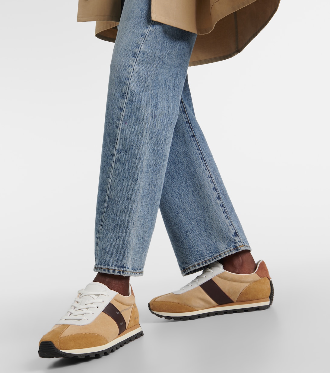 Sneakers aus Veloursleder mit Leder | Hogan