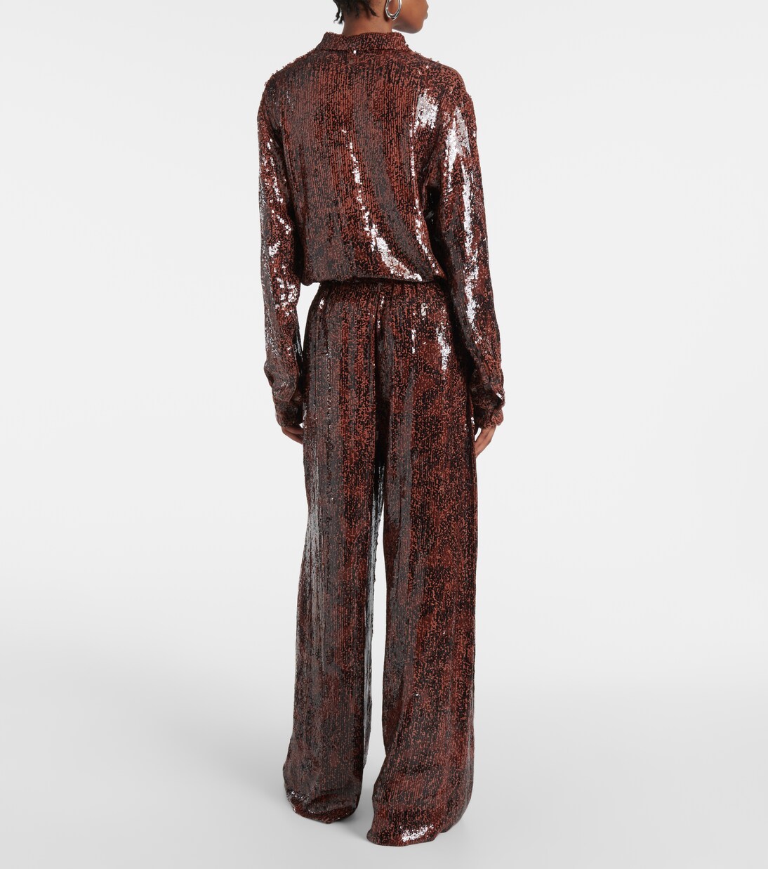 Weite Hose mit Pailletten | Dries Van Noten