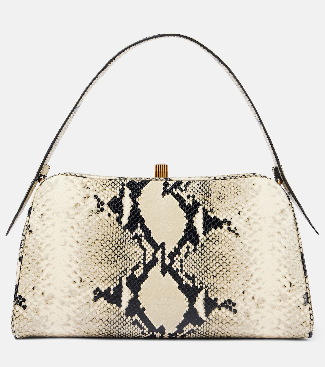 Cate snake-effect leather shoulder bag | Khaite