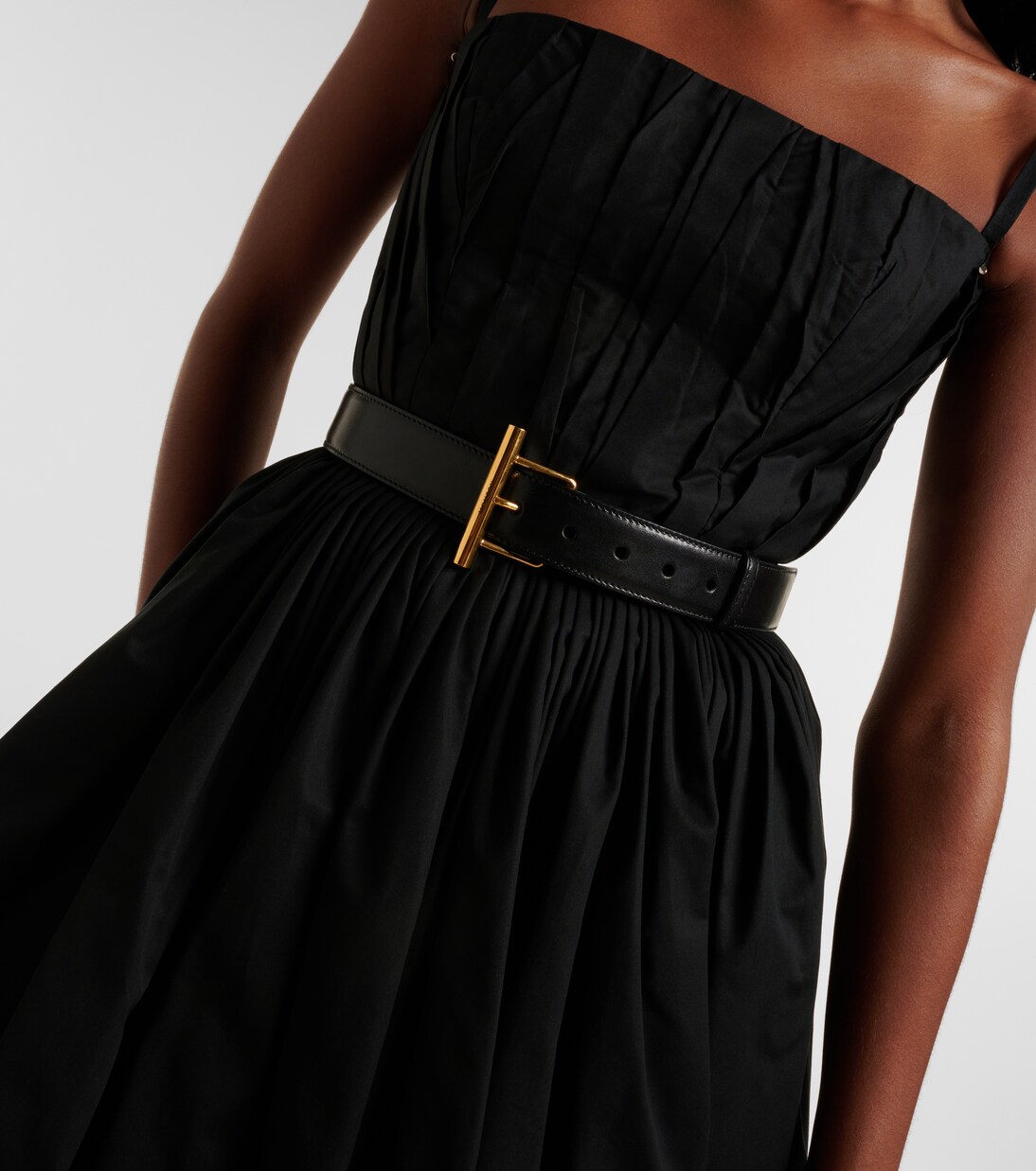 T-Bar Hip leather belt | McQueen