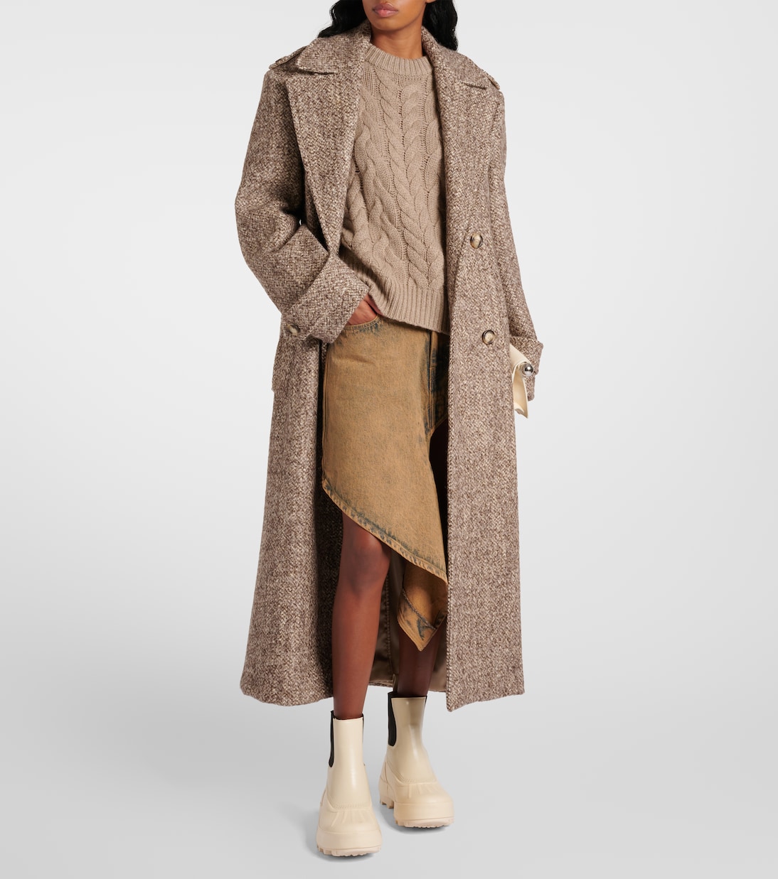 X Sorel Chelsea Boots Caribou aus Leder | Proenza Schouler