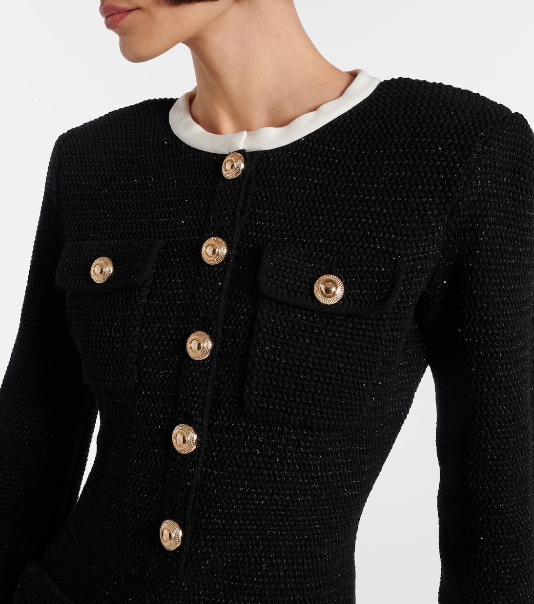 Minikleid aus Strick | Self-Portrait