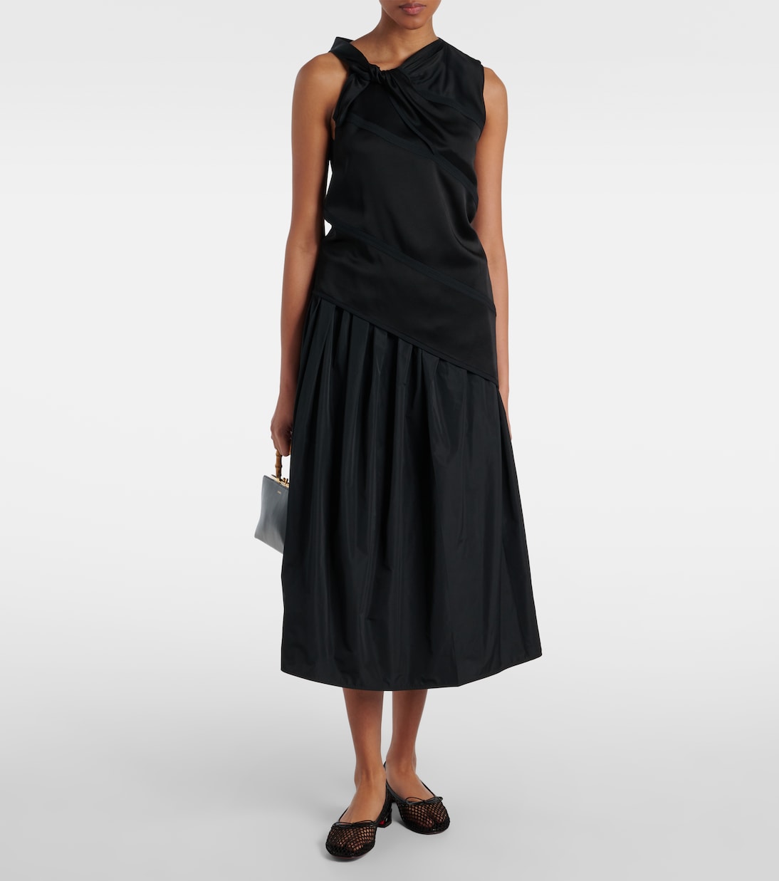 Sweetie Jane cotton and leather ballet flats | Christian Louboutin