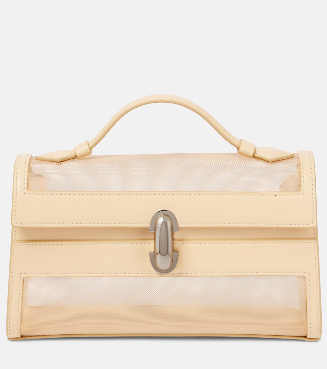 Borsa Symmetry Pochette con pelle | Savette