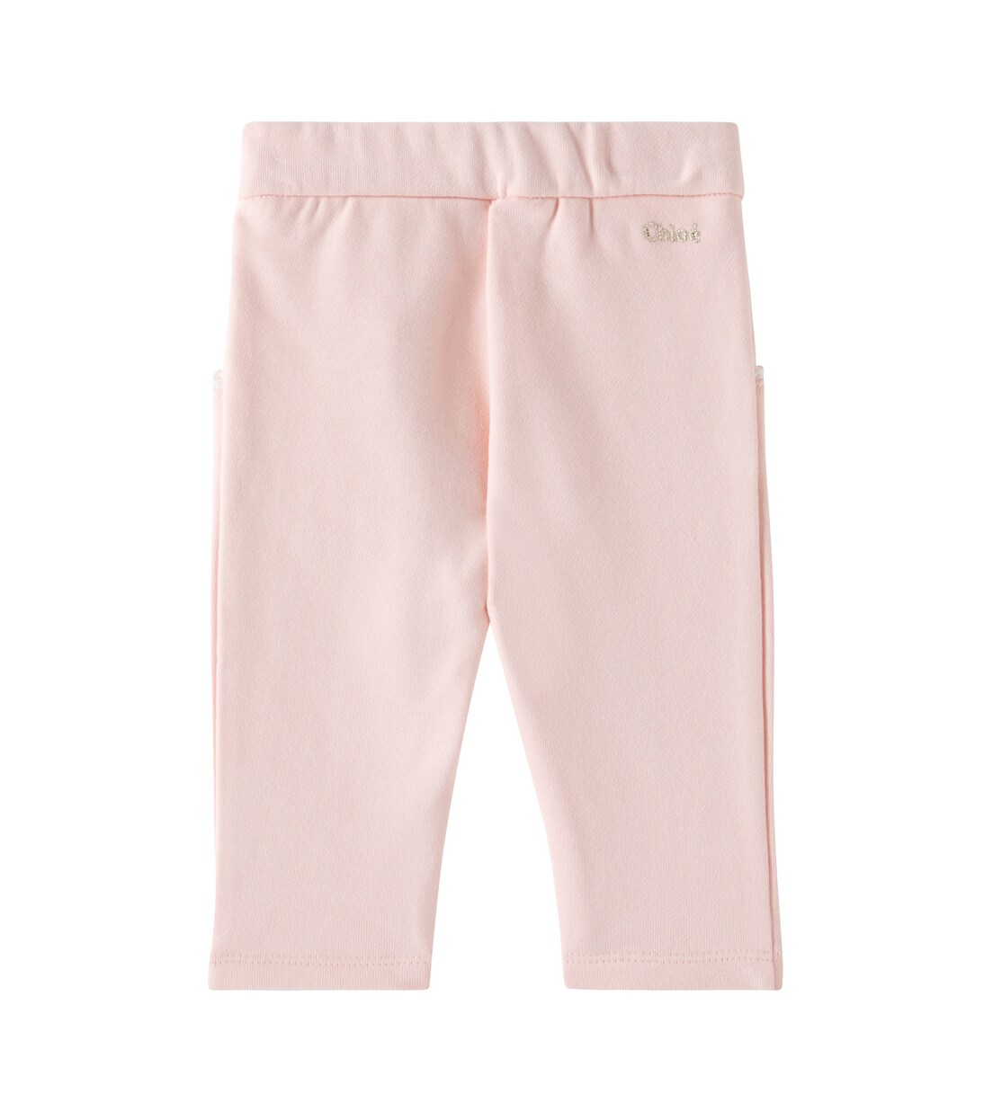 Baby logo cotton jersey pants | Chloé Kids