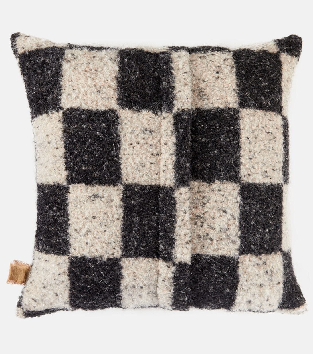 Ronce checked wool-blend cushion | The House of Lyria