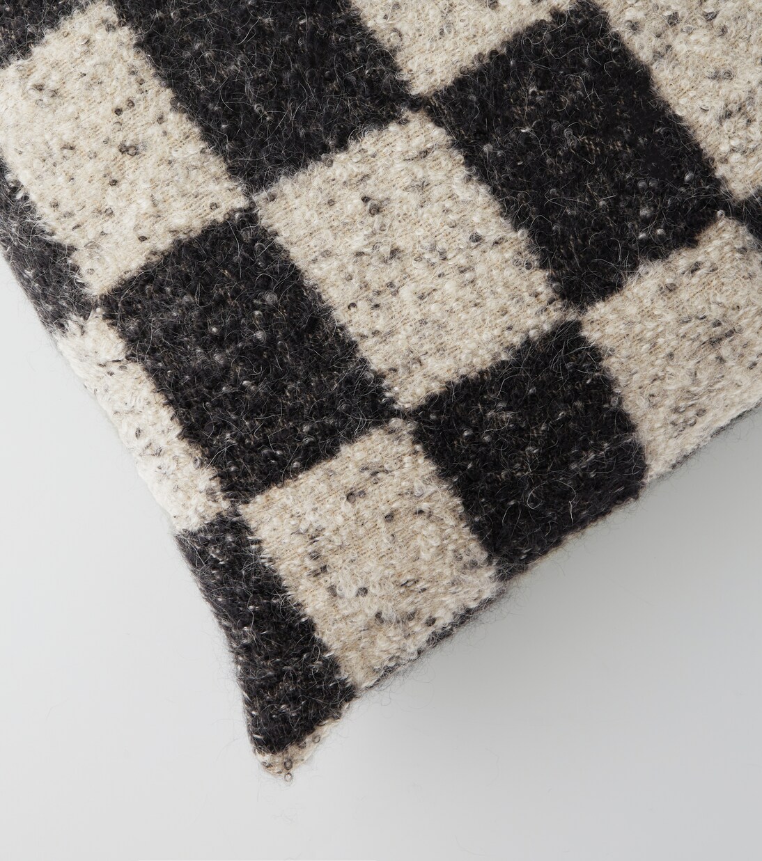 Ronce checked wool-blend cushion | The House of Lyria
