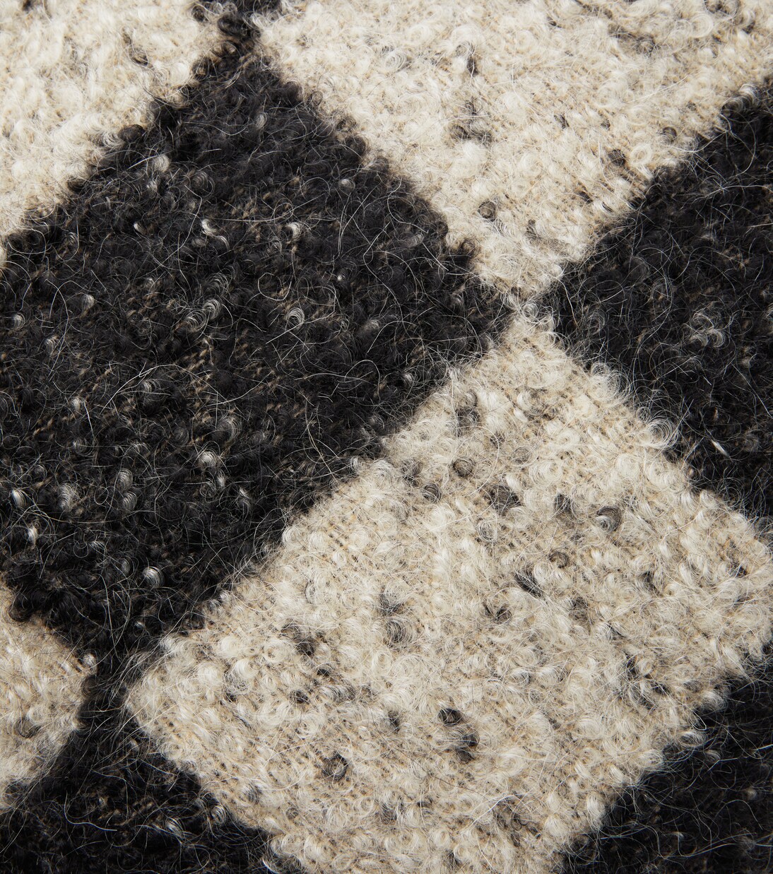 Ronce checked wool-blend cushion | The House of Lyria