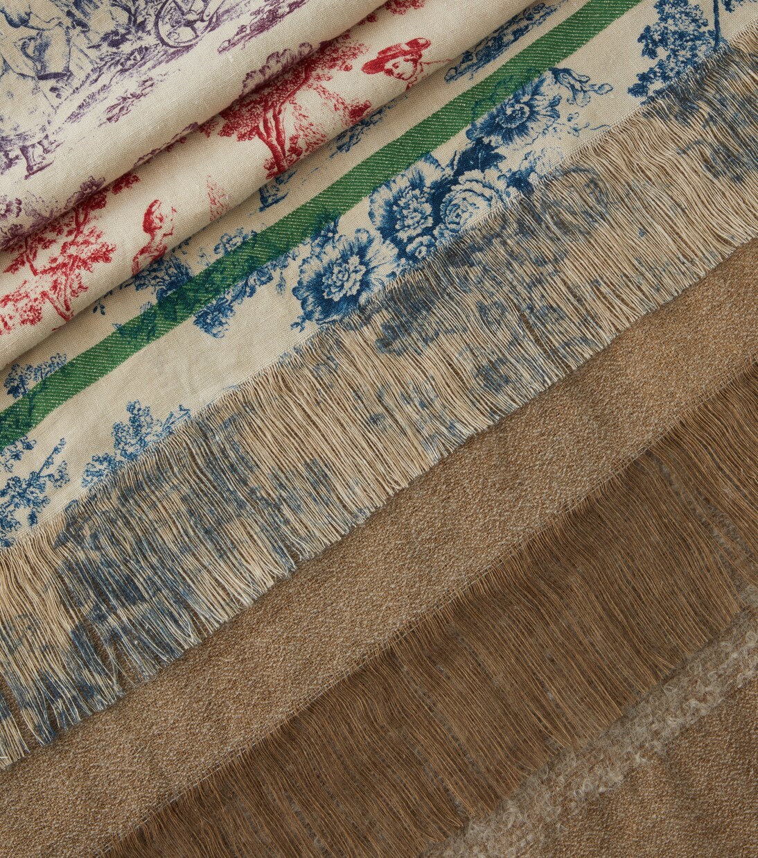 Zacinto linen twill jacquard throw | The House of Lyria