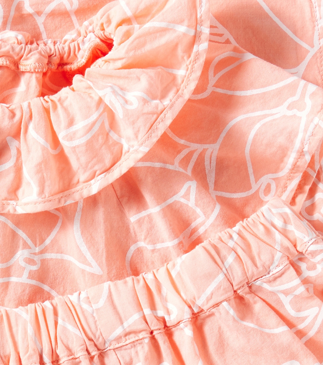 Baby cotton muslin top and shorts set | Il Gufo