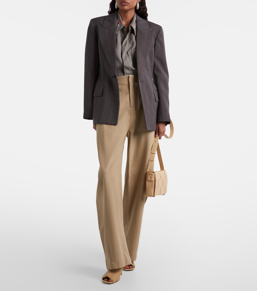 Pantalon ample en coton | Bottega Veneta