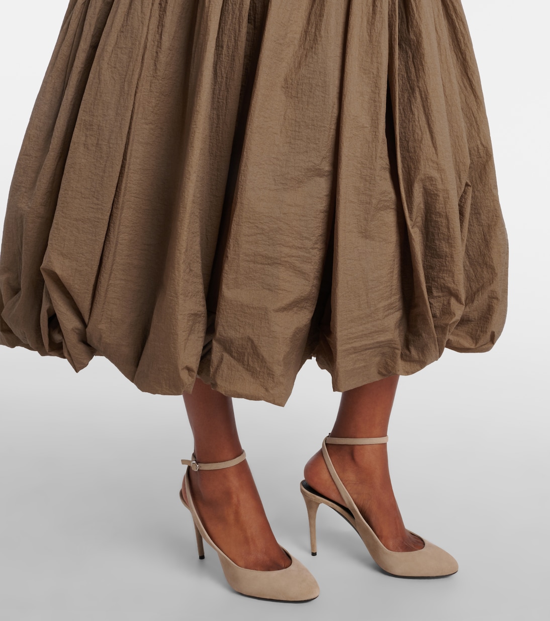 Flared balloon maxi skirt | Alaïa