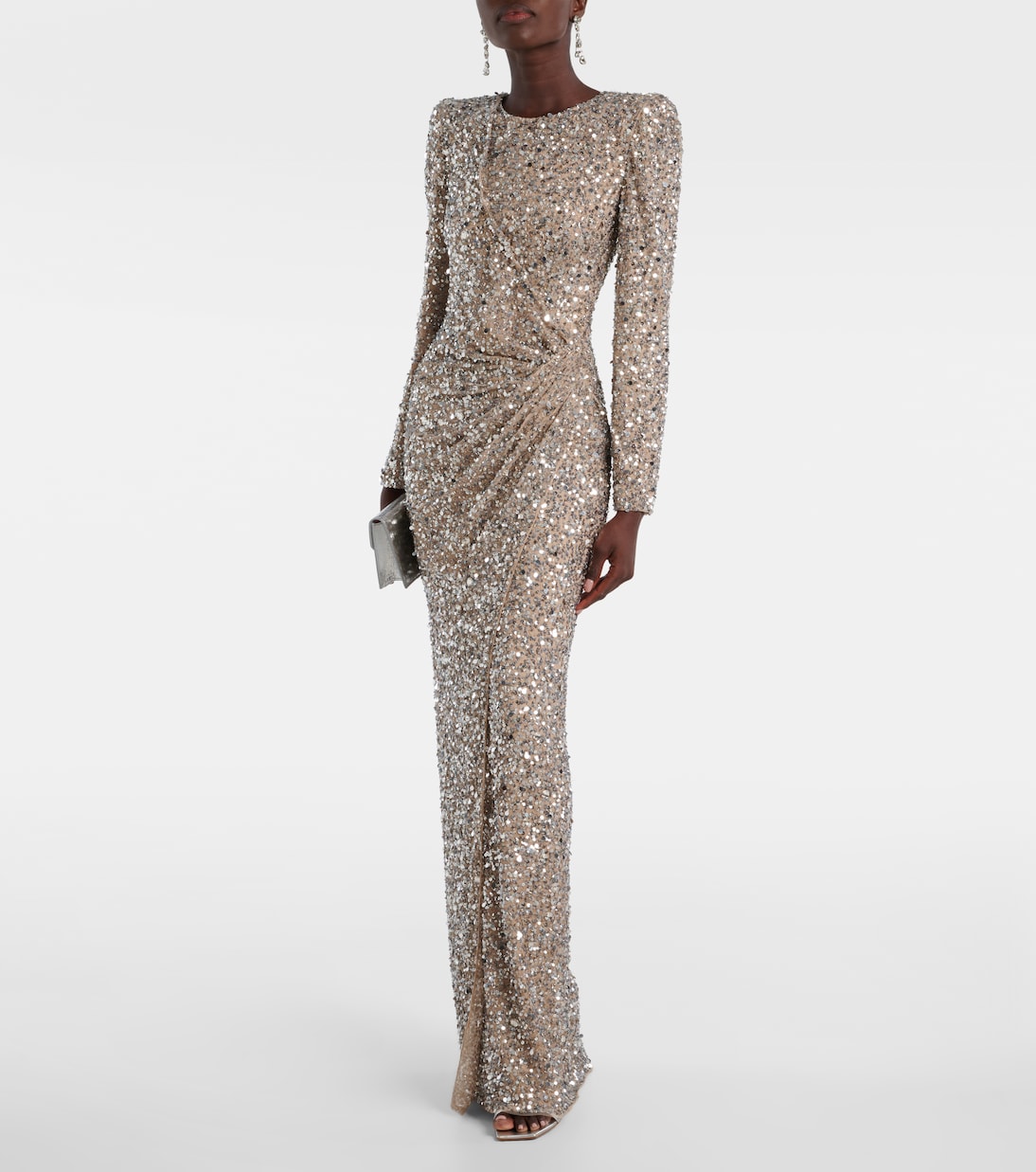 Robe longue Marie à sequins | Jenny Packham