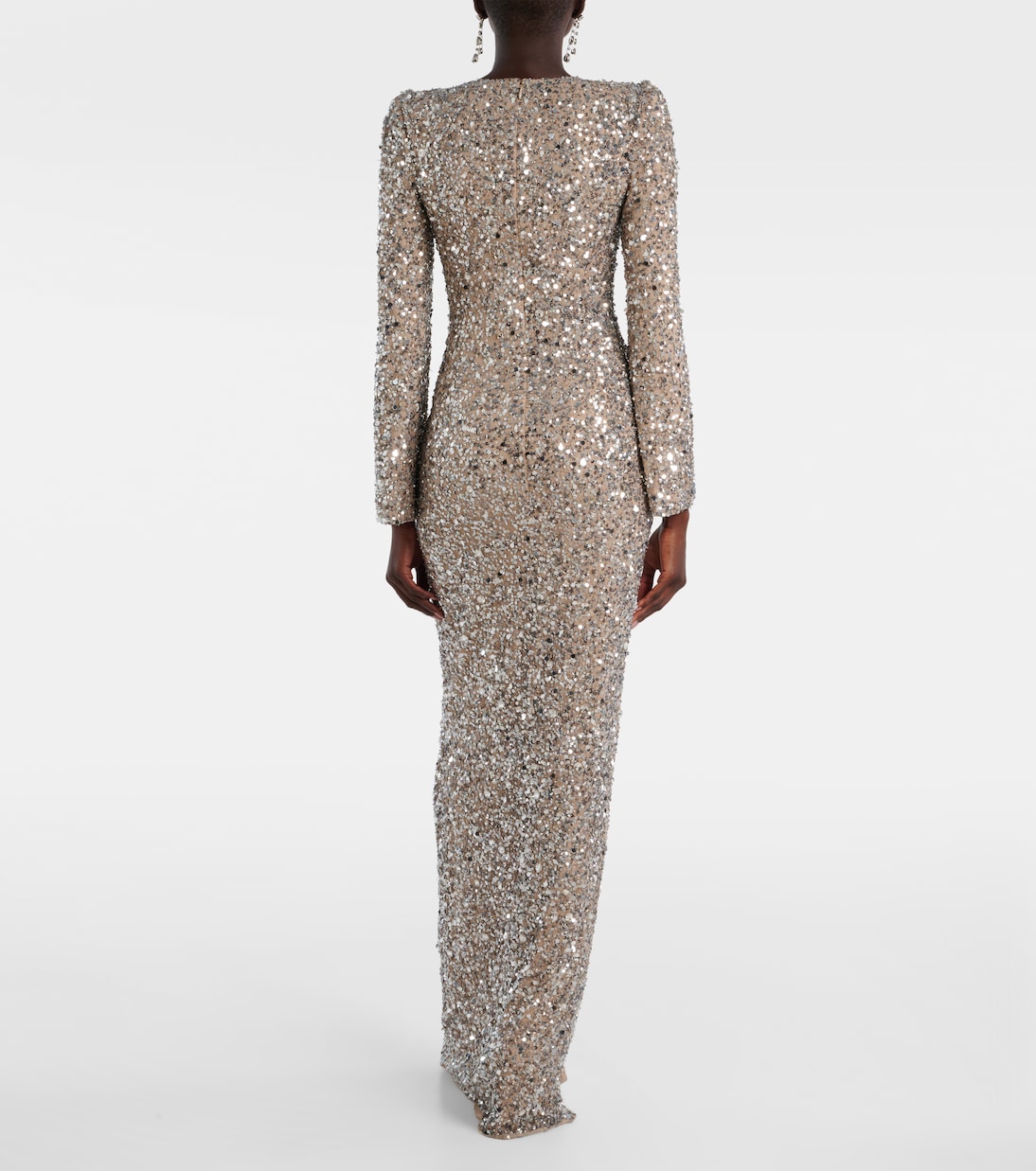 Robe longue Marie à sequins | Jenny Packham