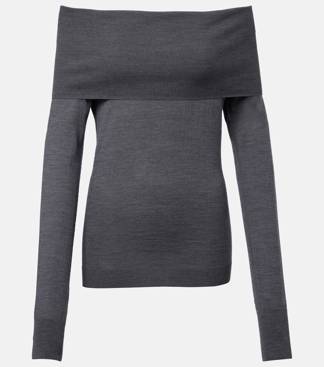 Top en laine vierge à encolure bardot | Stella McCartney