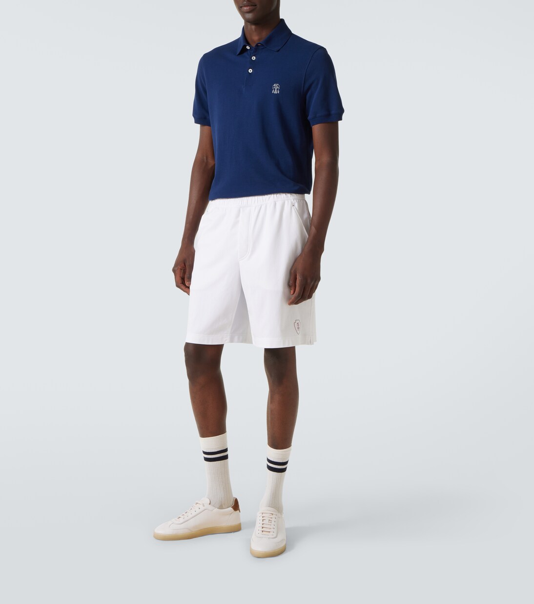 Cotton jersey shorts | Brunello Cucinelli
