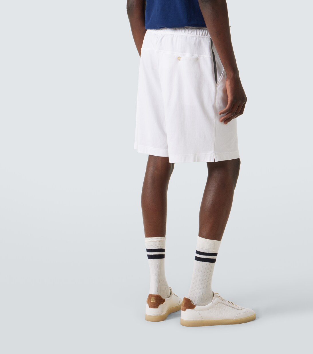 Cotton jersey shorts | Brunello Cucinelli