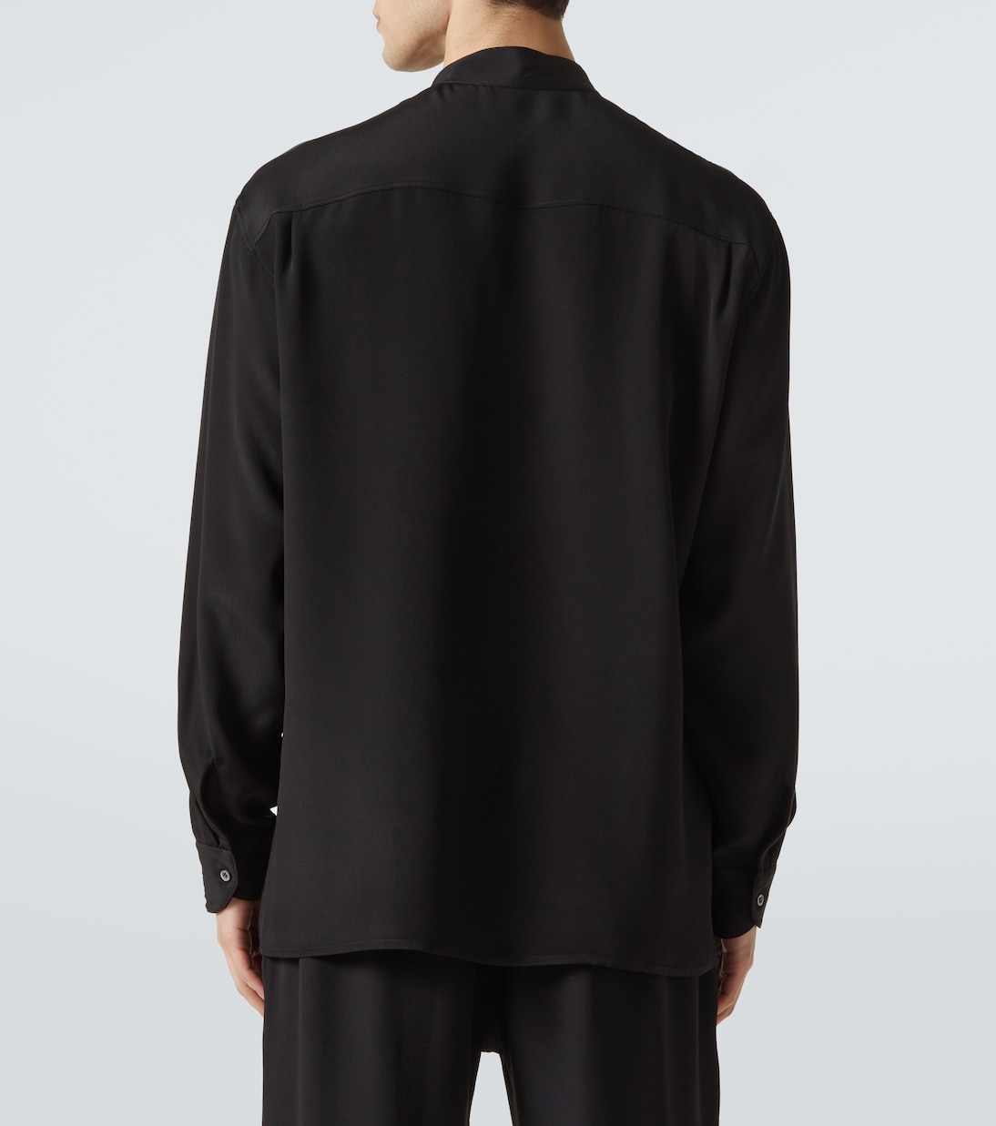 Silk shirt jacket | Saman Amel