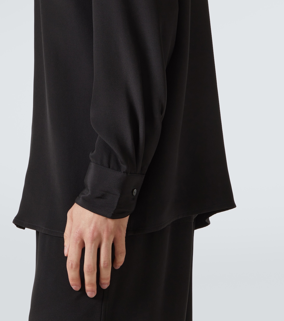 Silk shirt jacket | Saman Amel